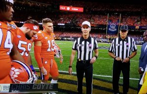 Chris Coyte Coin Toss NCAA Championship