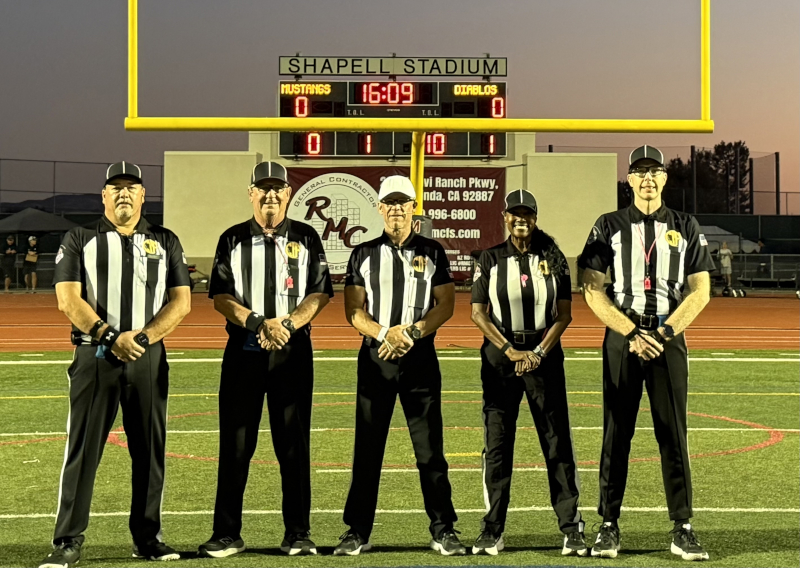 Don Ariosto Crew ahead of the YLHS vs. MVHS October 2026 game.