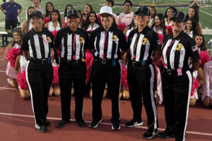 All-female crew pre-game